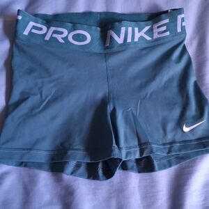 Nike Pro Sage Green Athletic Shorts